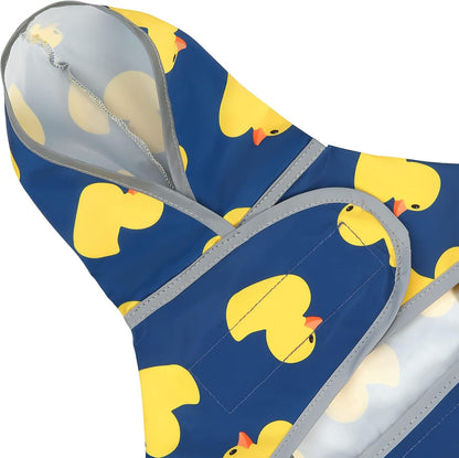 Dog Raincoat with Hood,Waterproof Rain Coat for Dogs Lightweight Slicker Poncho Rain Jacket for Medium Large Dogs and Puppies