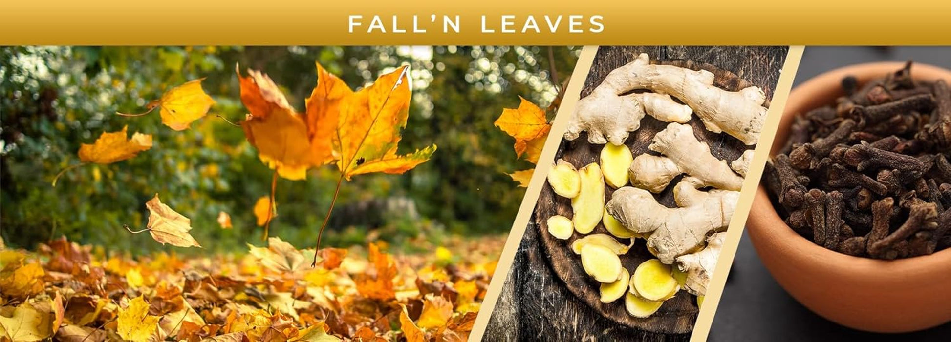Candle, Fall 'N Leaves - Pack of 2